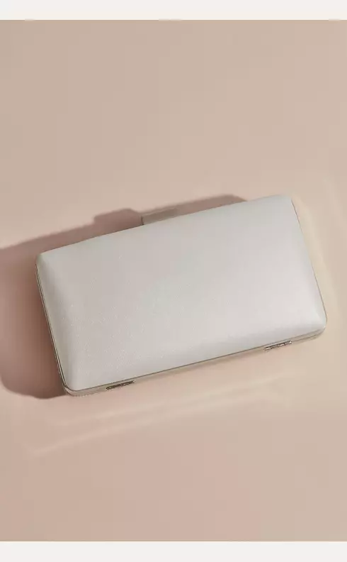Allover Iridescent Pearl Clutch Image 2