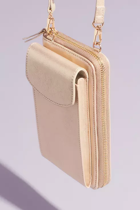 Metallic Phone Case Crossbody Wallet Handbag Image 3