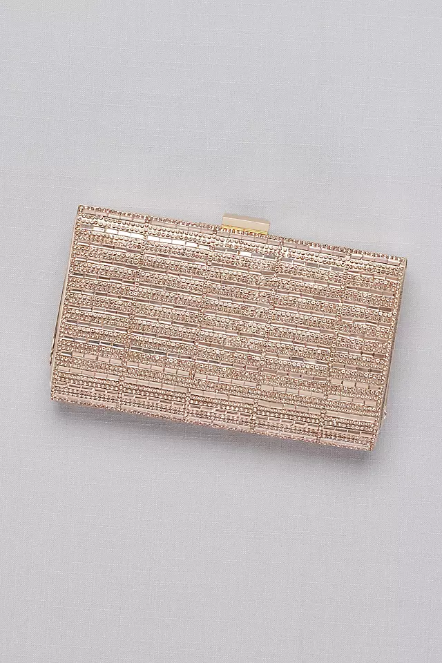 Baguette and Pave Crystal Frame Clutch Image