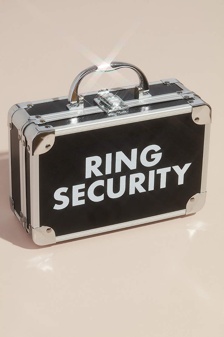 Ring security box wedding box ring pillow alternative 