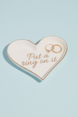 Put a Ring on it Ceramic Heart Ring Dish