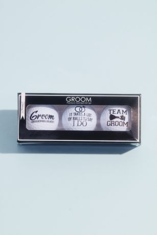 Team Groom Golf Ball Gift Set