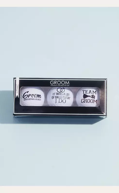 Team Groom Golf Ball Gift Set Image 2