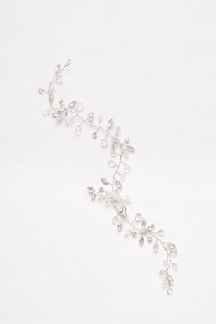 Crystal Blossom Wire Hair Vine David's Bridal