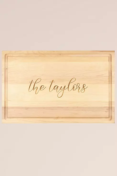 Personalized Wood Cutting Board Image 1