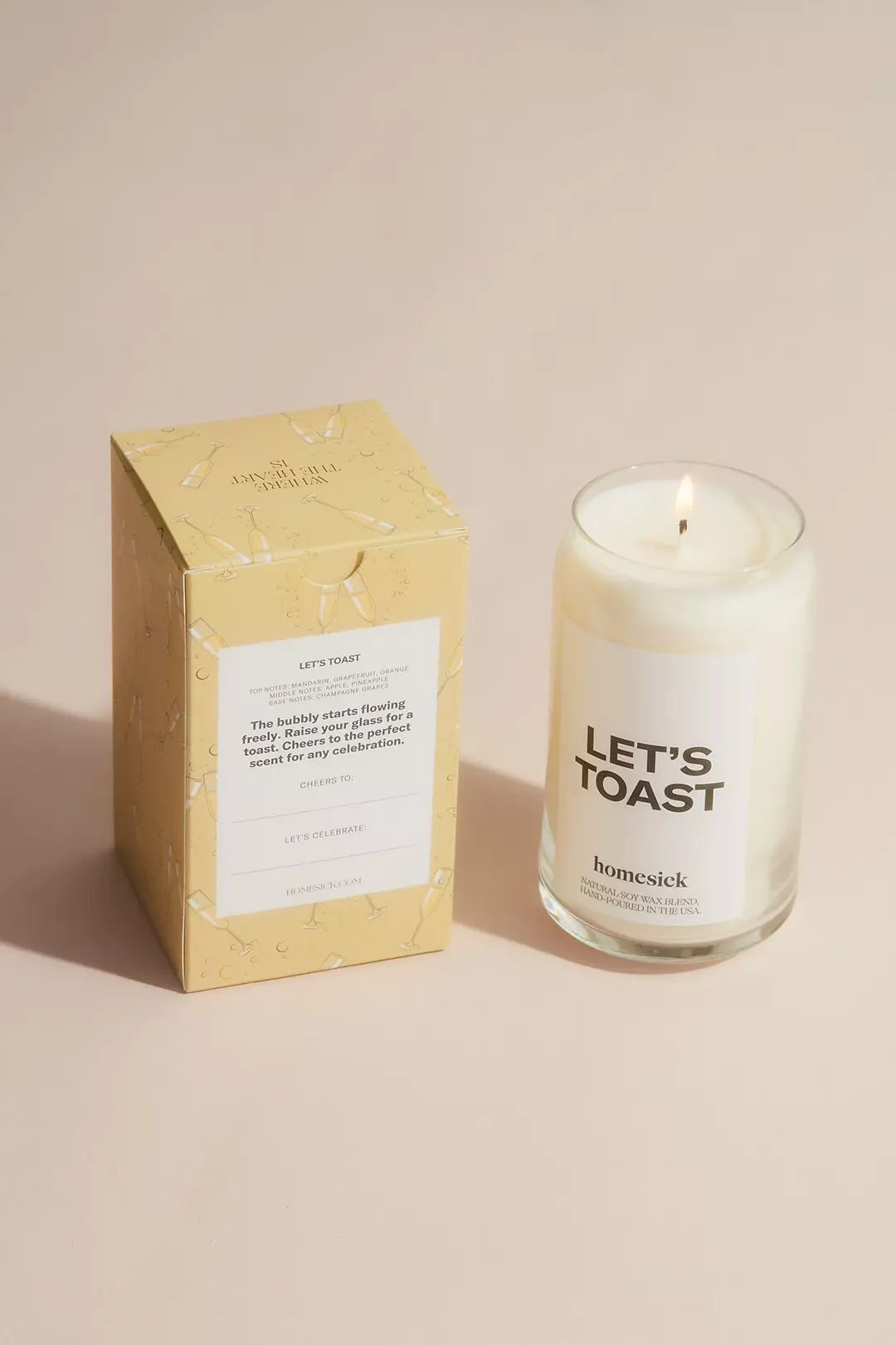 Homesick Candle | Let's Toast