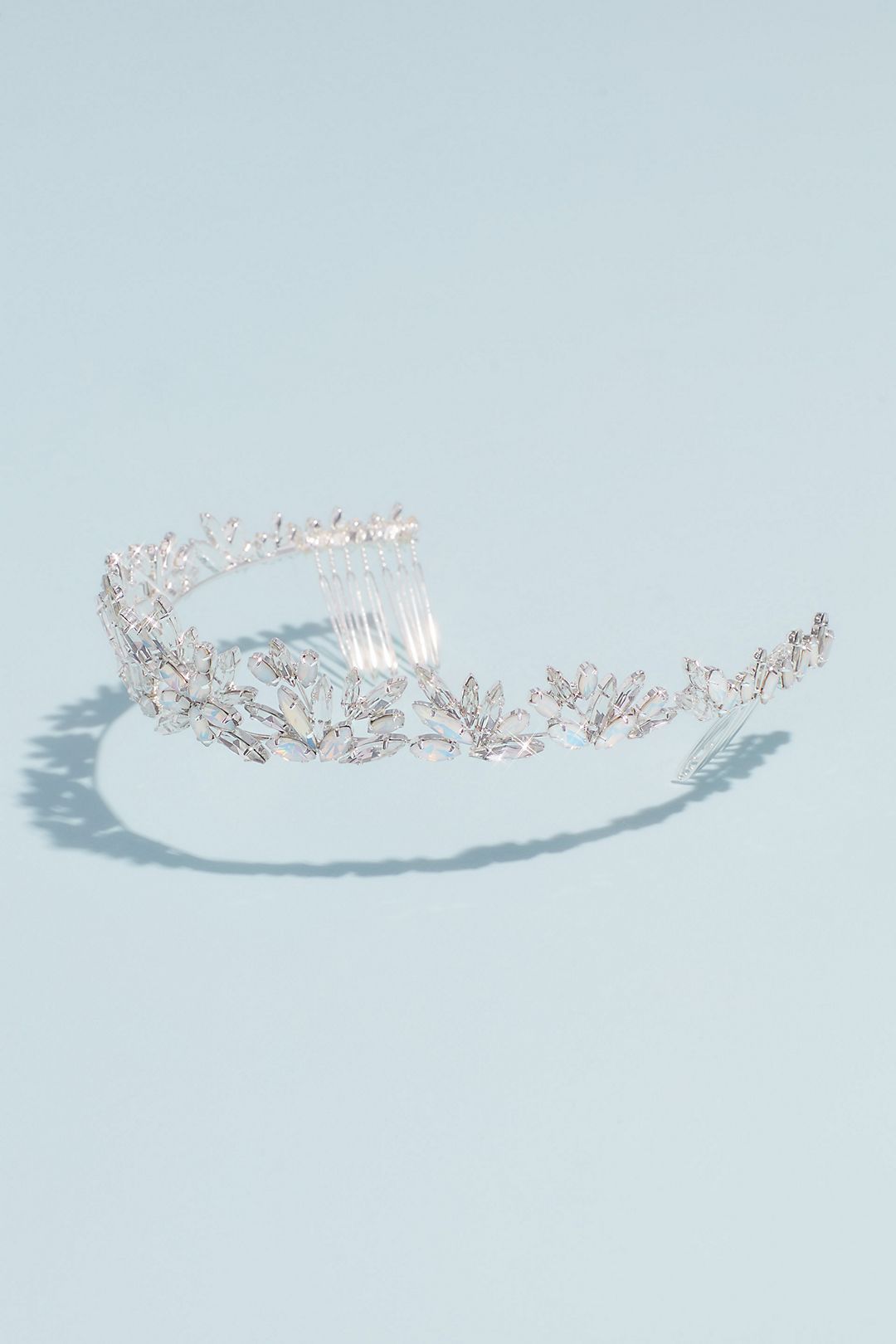 Floral Tiara with Faceted Jewels Image 4