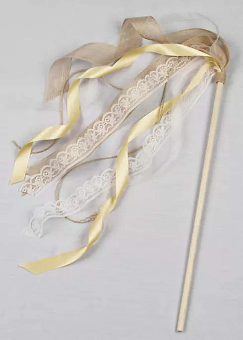 DB Exclusive Ribbon Flower Girl Wand Image 1