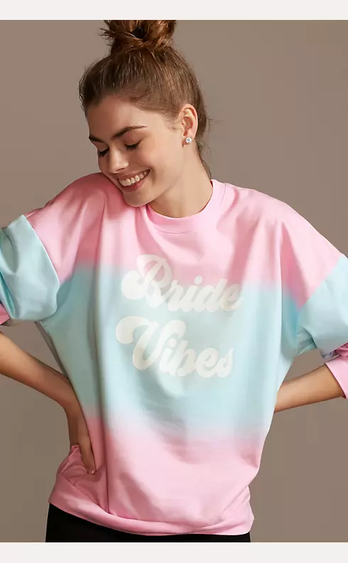 Bride Vibes Multicolor Lounge Sweatshirt Image 1