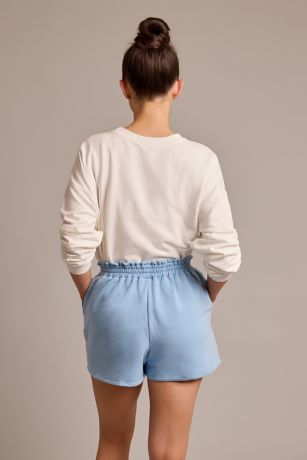 Mrs Patch Sweat Shorts | David's Bridal