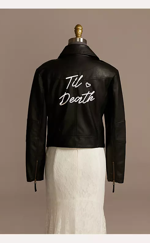 Til Death Black Vegan Leather Jacket – 12th Tribe