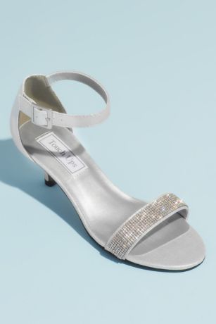 Touch Ups Beige;Blue;Grey Heeled Sandals (Jeweled Single Strap Mid-Heel Sandals)