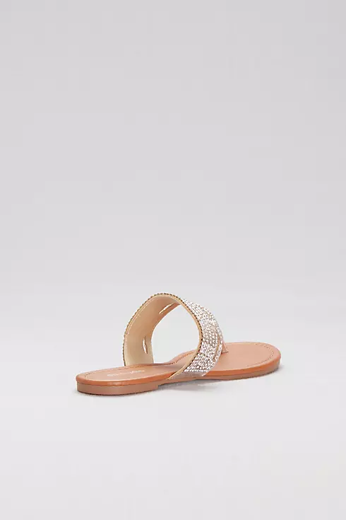 Crystal-Studded Thong Sandals Image 2