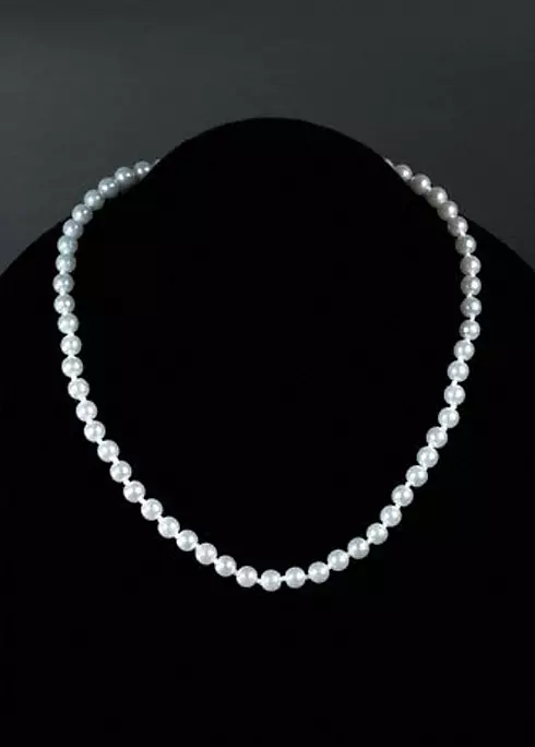Classic Pearl Hand-Knotted Necklace Image 1
