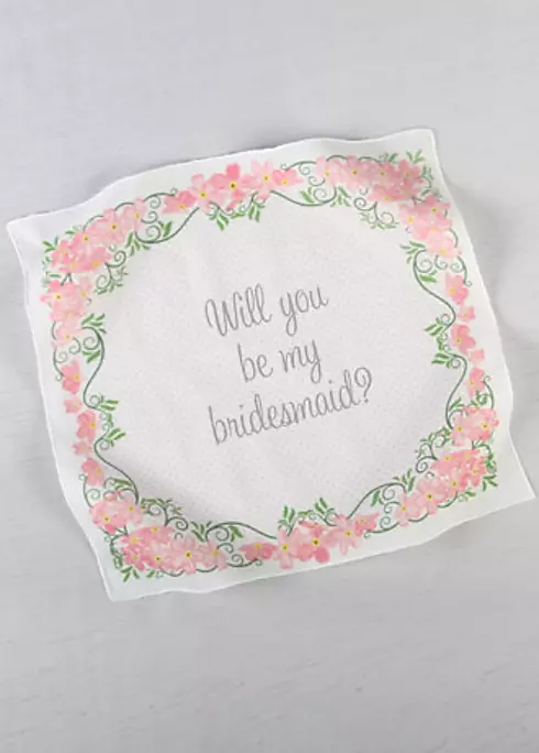 Will You Be My Bridesmaid Handkerchief Image 1