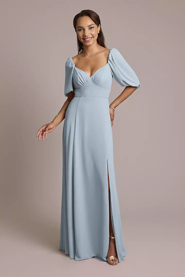 Lovely Purple Chiffon A-line Open Back Bridesmaid Dresses Lovely Purple Chiffon A-line Open Back Bridesmaid Dresses