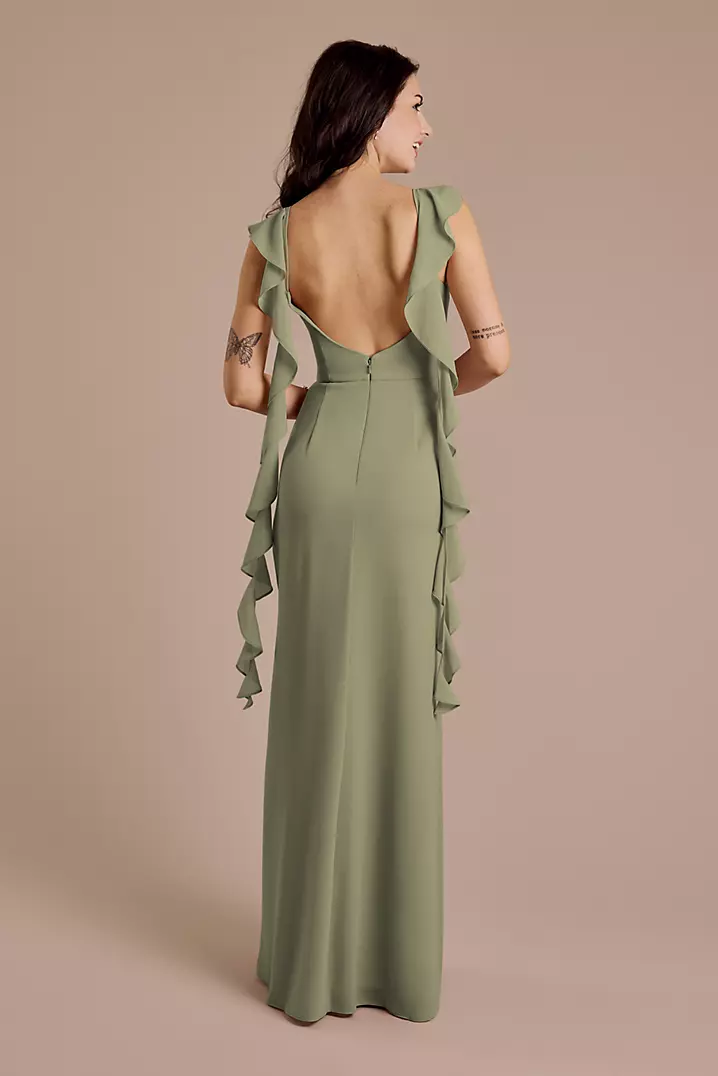 Spaghetti Straps Romantic Pastel Ruffled Dress Spaghetti Straps Romantic Pastel Ruffled Dress
