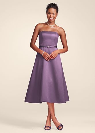 Silk Tea Length Dresses