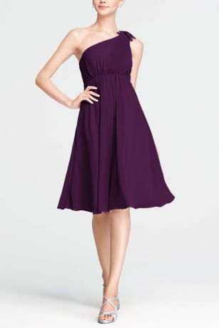 Davids Bridal Purple Dress