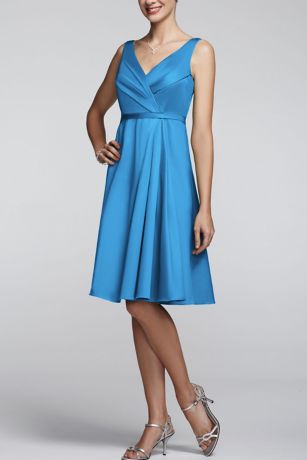 David s Bridal Cotton Sateen Dress