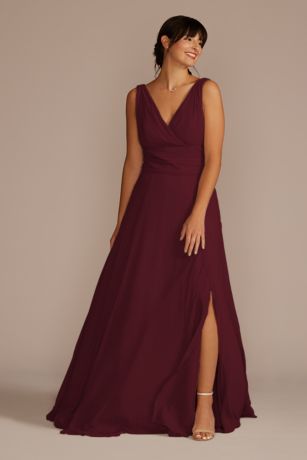 david's bridal mauve bridesmaid dresses