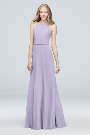 Chiffon HighNeck Bridesmaid Dress David's Bridal