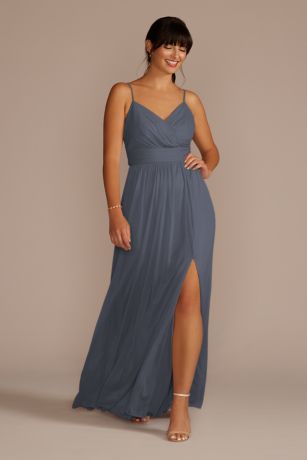 Pewter Bridesmaid Dresses David s Bridal