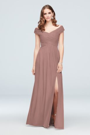 david's bridal black bridesmaid dresses