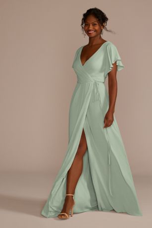 sage green plus size bridesmaid dresses
