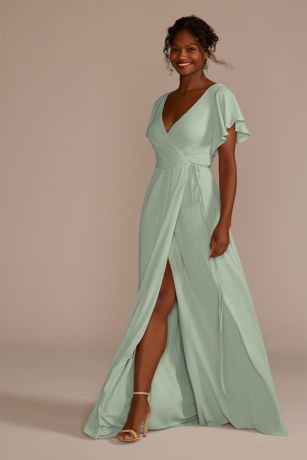 plus size sage green bridesmaid dresses