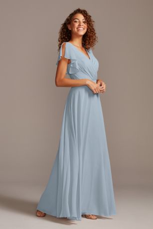 david's bridal midi dress