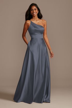 Pewter Bridesmaid Dresses David s Bridal