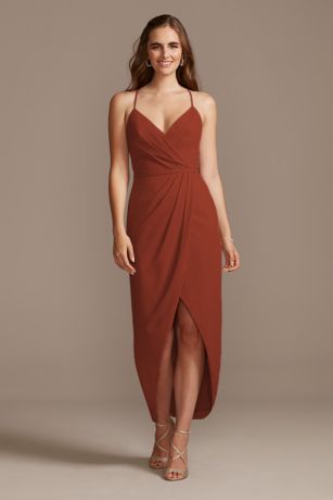 red beach bridesmaid dresses