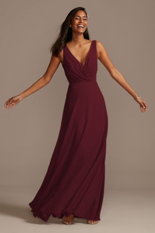 David's bridal hot sale wine color