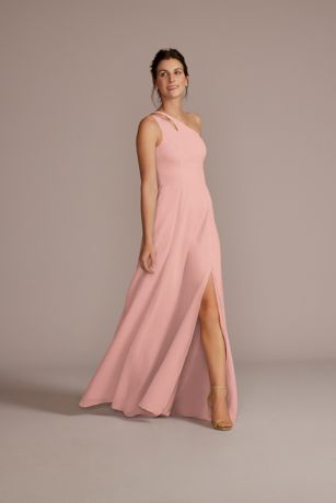 Pink Chiffon Bridesmaid Dresses David s Bridal