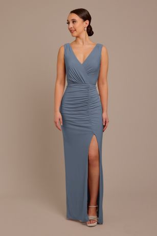 As is Jersey Tank Ruched Dress | David's Bridal