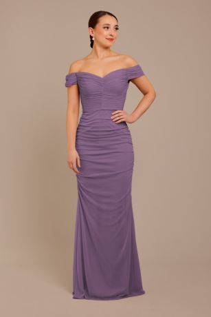 cheap bridesmaid dresses in wisteria