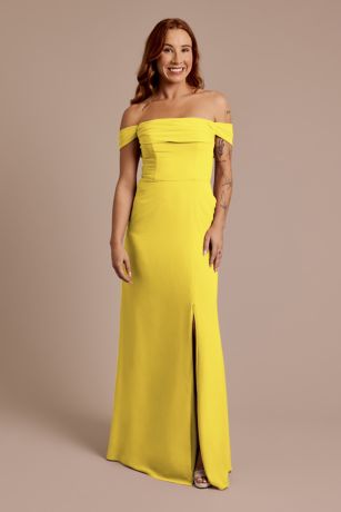 purple dress one shoulder One Shoulder Satin Dress La Divine 7450 – Sparkly Gowns main image 1