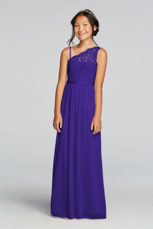 Davids Bridal Purple Dress