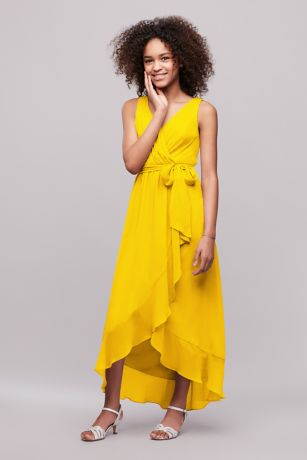 Yellow Junior Bridesmaid Dresses