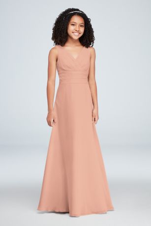 children's dusky pink bridesmaid dresses