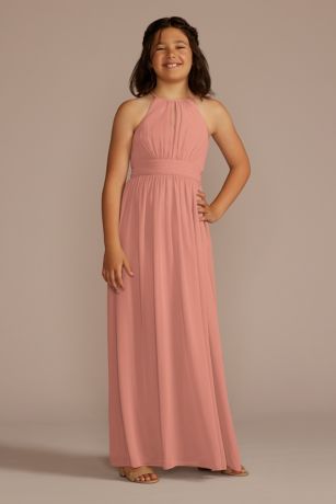 David s Bridal Coral Junior Bridesmaid Dresses