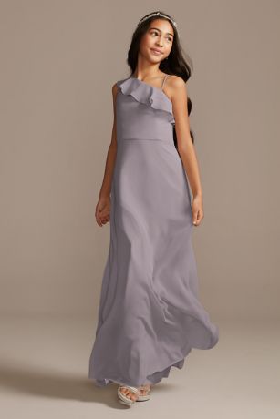 Pewter Junior Bridesmaid Dresses