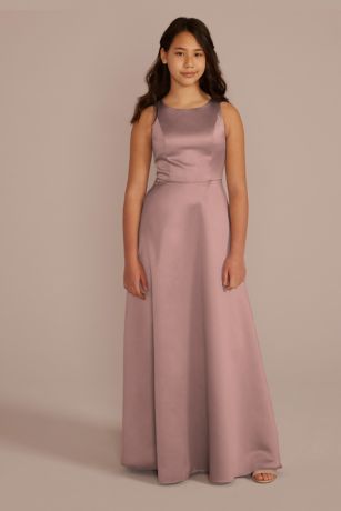 Rose Gold Junior Bridesmaid Dresses