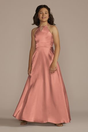 David s Bridal Coral Junior Bridesmaid Dresses