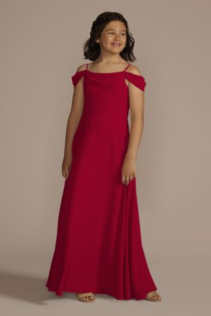 David s Bridal Coral Junior Bridesmaid Dresses