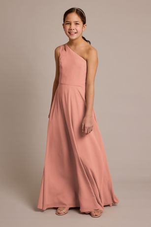 David s Bridal Coral Junior Bridesmaid Dresses