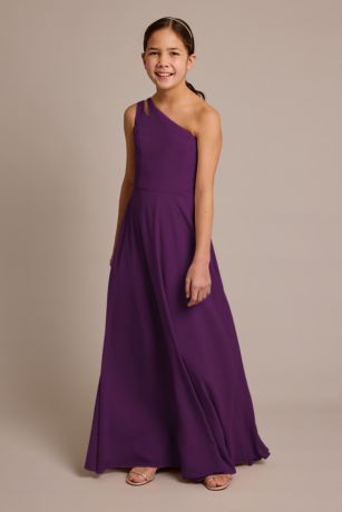 Plum Junior Bridesmaid Dresses