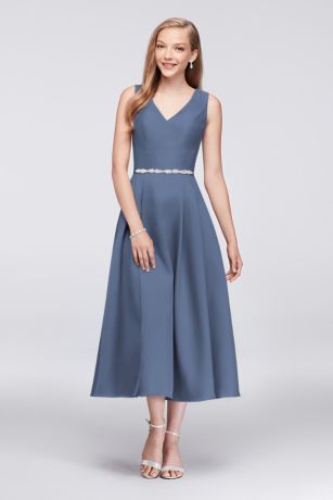 Tea Length Dresses David S Bridal