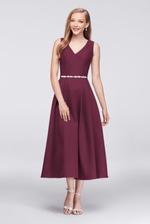 Tea Length Dresses David S Bridal